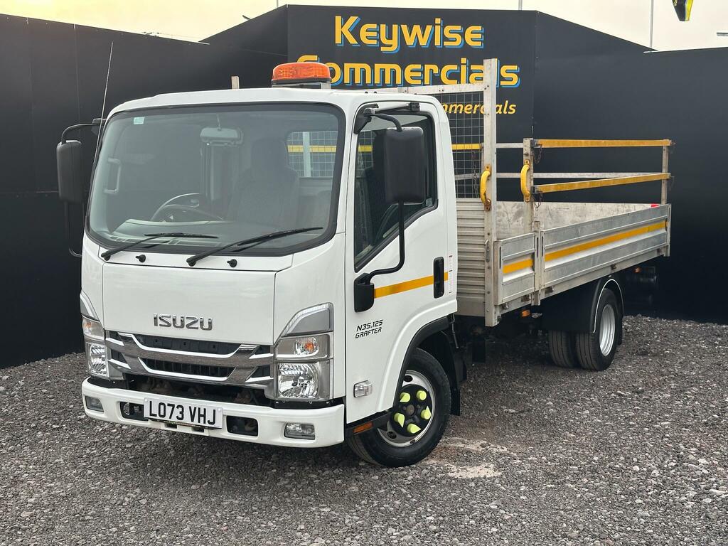 Isuzu 1.9D N35 Green Dropside Rwd Lwb LO73VHJ White #2