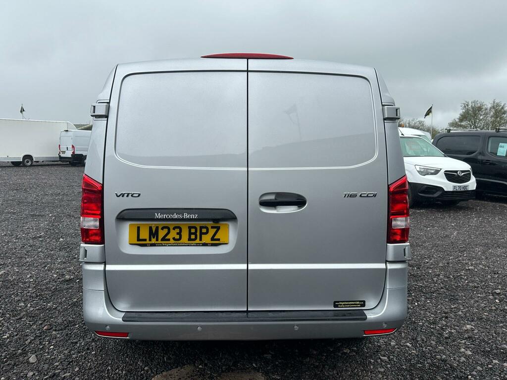 Mercedes-Benz Vito 2.0 116 Cdi Premium G-tronic Rwd L2 Euro 6 Ss 5 Silver #6