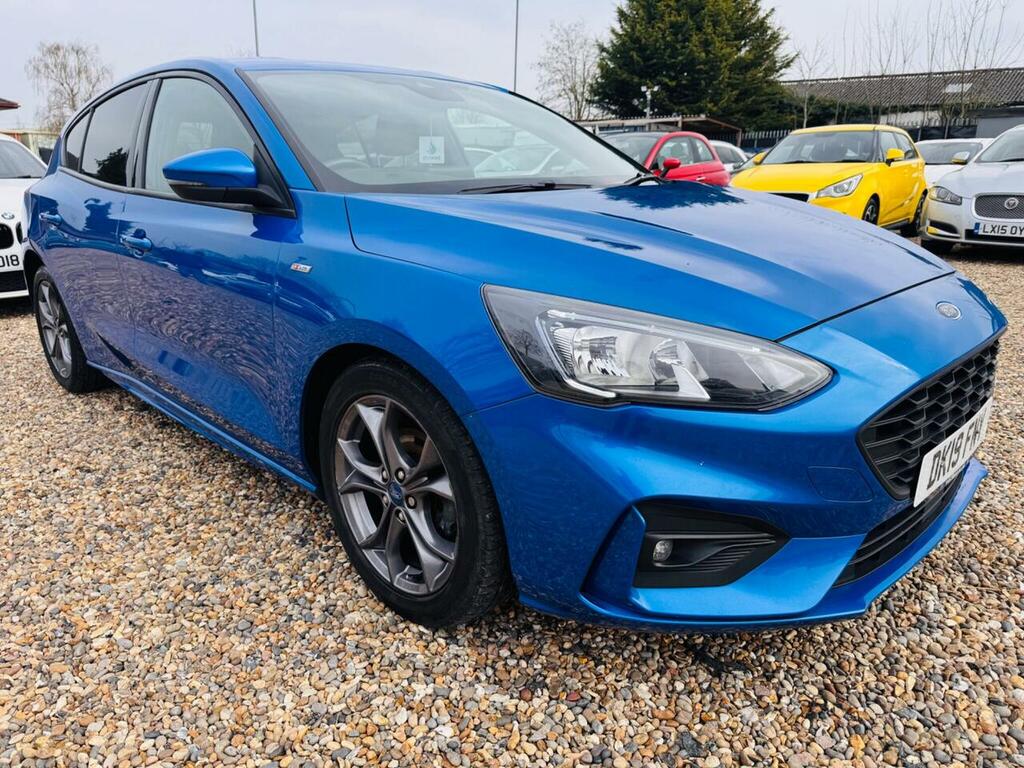 Ford Focus 1.0T Ecoboost St-line Hatchback DK19FNY Blue #6