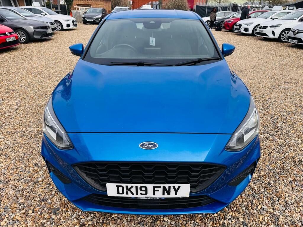 Ford Focus 1.0T Ecoboost St-line Hatchback DK19FNY Blue #3