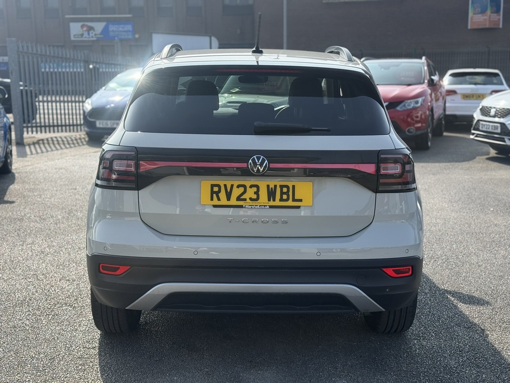 Volkswagen T-Cross Black Edition 1.0 Tsi 2023 23 Reg RV23WBL Grey #6