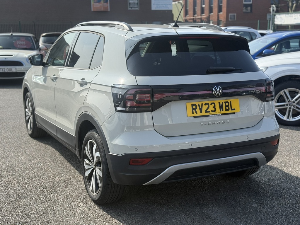 Volkswagen T-Cross Black Edition 1.0 Tsi 2023 23 Reg RV23WBL Grey #5