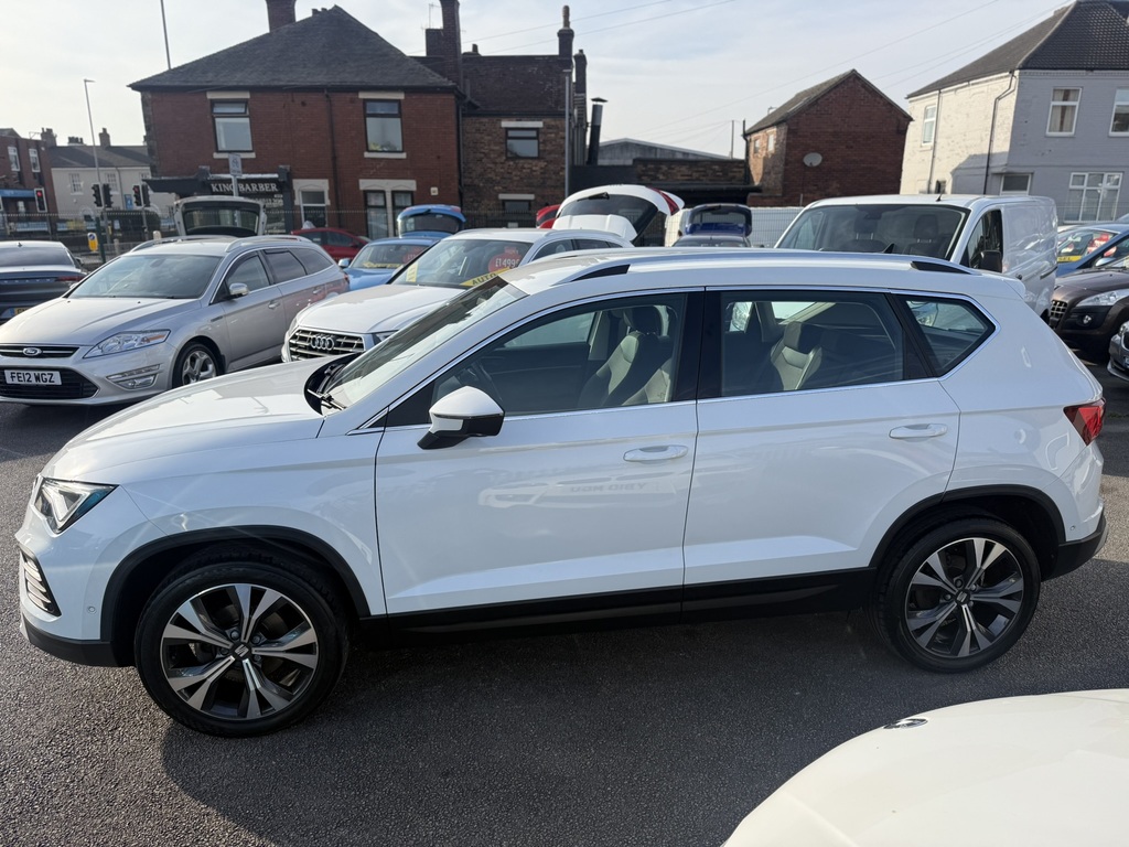 Seat Ateca Se Technology 1.5 Tsi 2022 22 Reg DY22XBR White #4