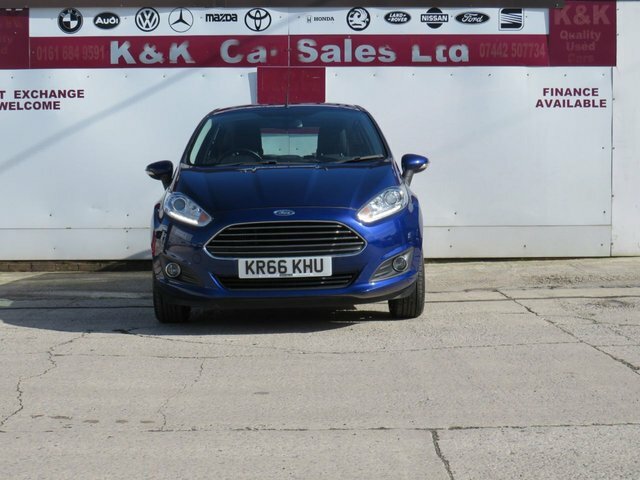 Ford Fiesta 2017 1.0T Ecoboost Zetec Hatchback Powe KR66KHU Blue #6