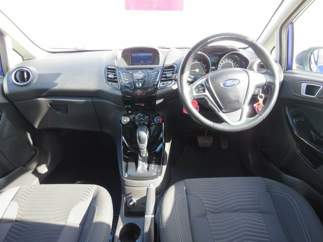 Ford Fiesta 2017 1.0T Ecoboost Zetec Hatchback Powe KR66KHU Blue #2