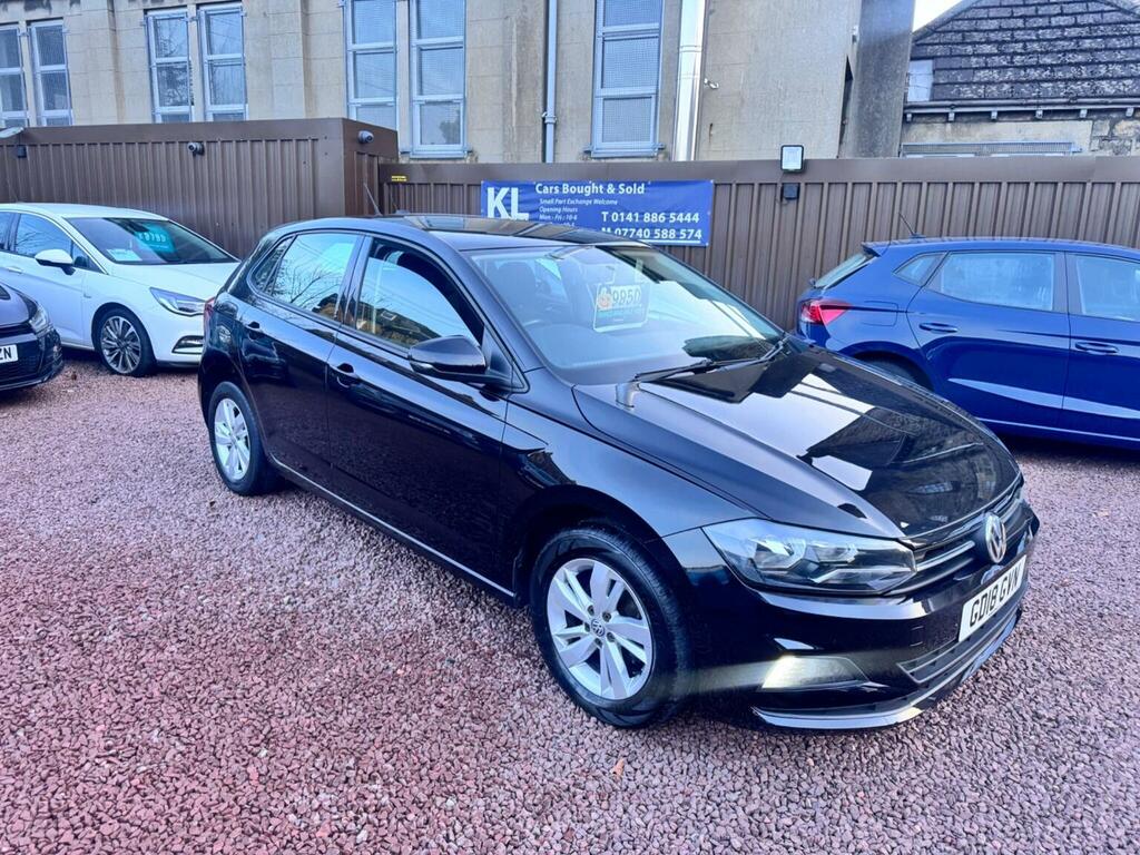 Volkswagen Polo Hatchback 1.0 Se Euro 6 Ss 201818 GD18GVN Black #2