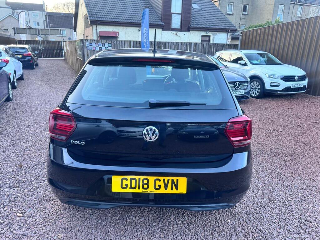 Volkswagen Polo Hatchback 1.0 Se Euro 6 Ss 201818 GD18GVN Black #6