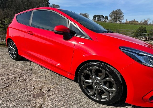 Ford Fiesta Tdci St-line X Hatchback CX18VJA Red #5