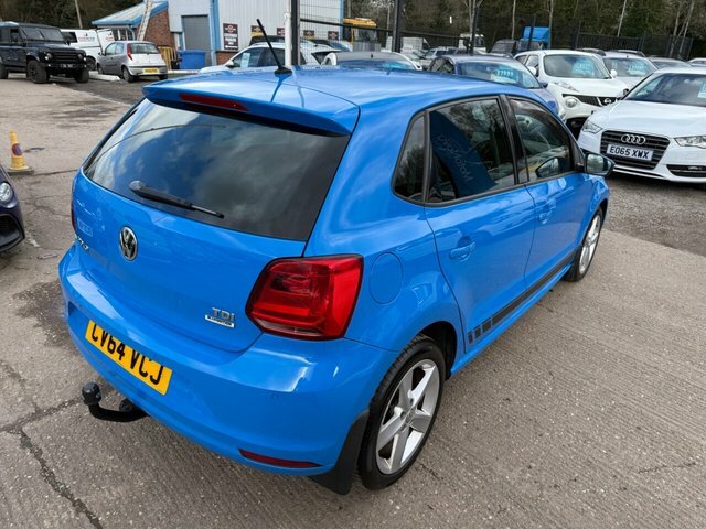 Volkswagen Polo 1.4 Tdi Bluemotion Tech Sel Hatchback M Blue #3