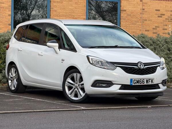 Vauxhall Zafira Tourer 1.4I Turbo Sri Nav Euro 6 GM66WFK White #6