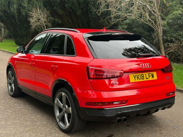 Audi Q3 Tfsi Black Edition Suv YK18LFW Red #5