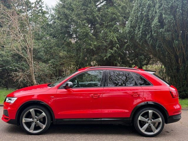 Audi Q3 Tfsi Black Edition Suv YK18LFW Red #4