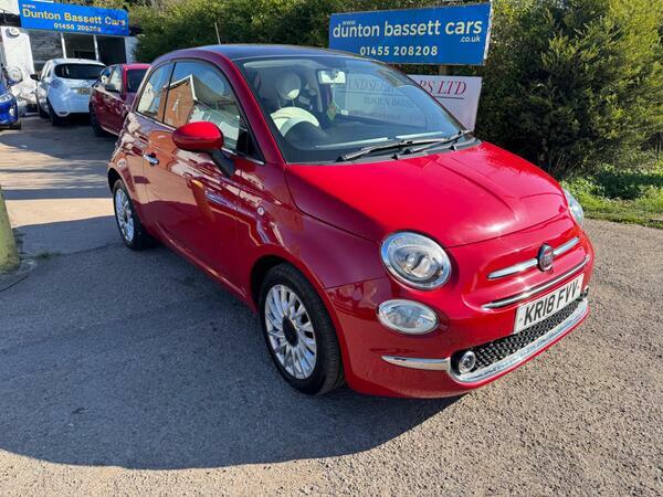 Fiat 500 1.2 Lounge Euro 6 Ss Red
