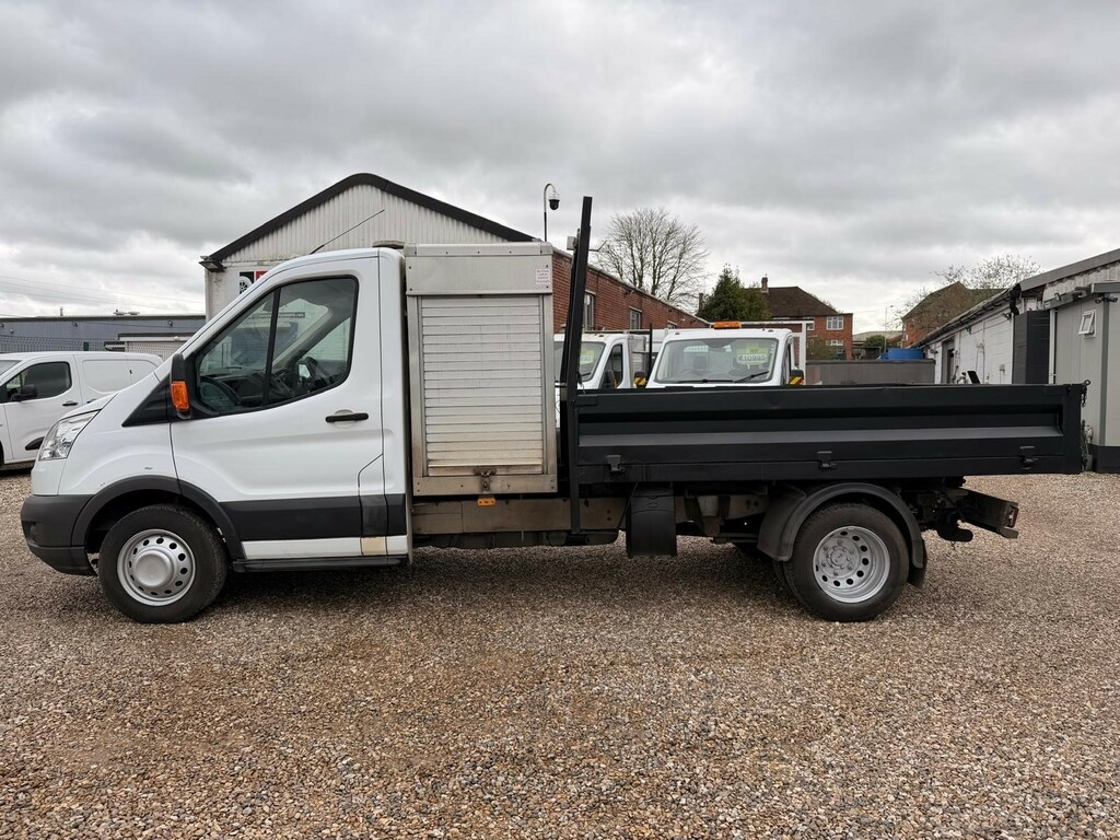 Ford Transit Custom 2.2 Tdci 350 Tipper Rwd L2 1-Wa WV65TZC White #3