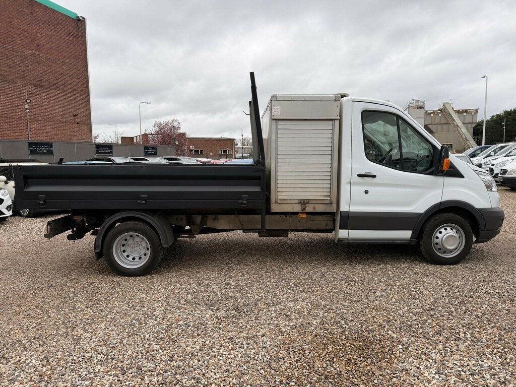 Ford Transit Custom 2.2 Tdci 350 Tipper Rwd L2 1-Wa WV65TZC White #6