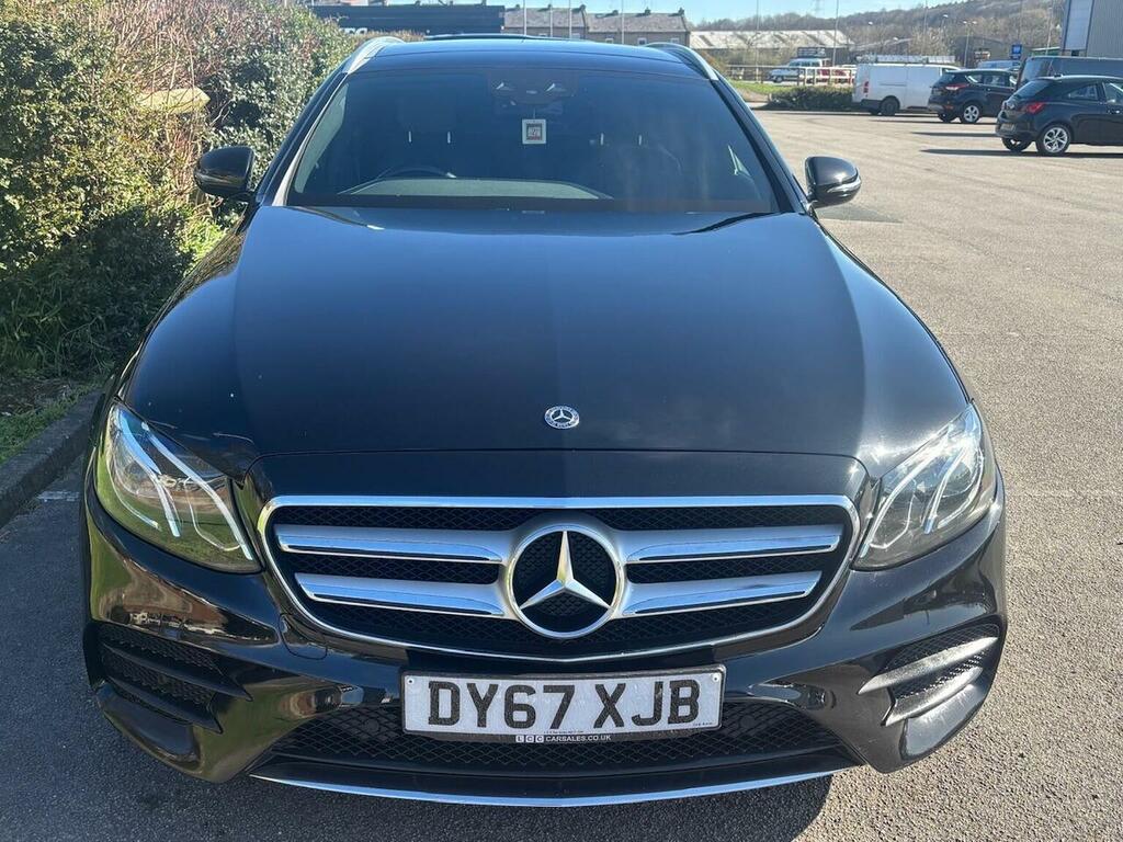 Mercedes-Benz E Class Estate 2.0 E220d Amg Line Premium G-tronic Euro DY67XJB Black #2