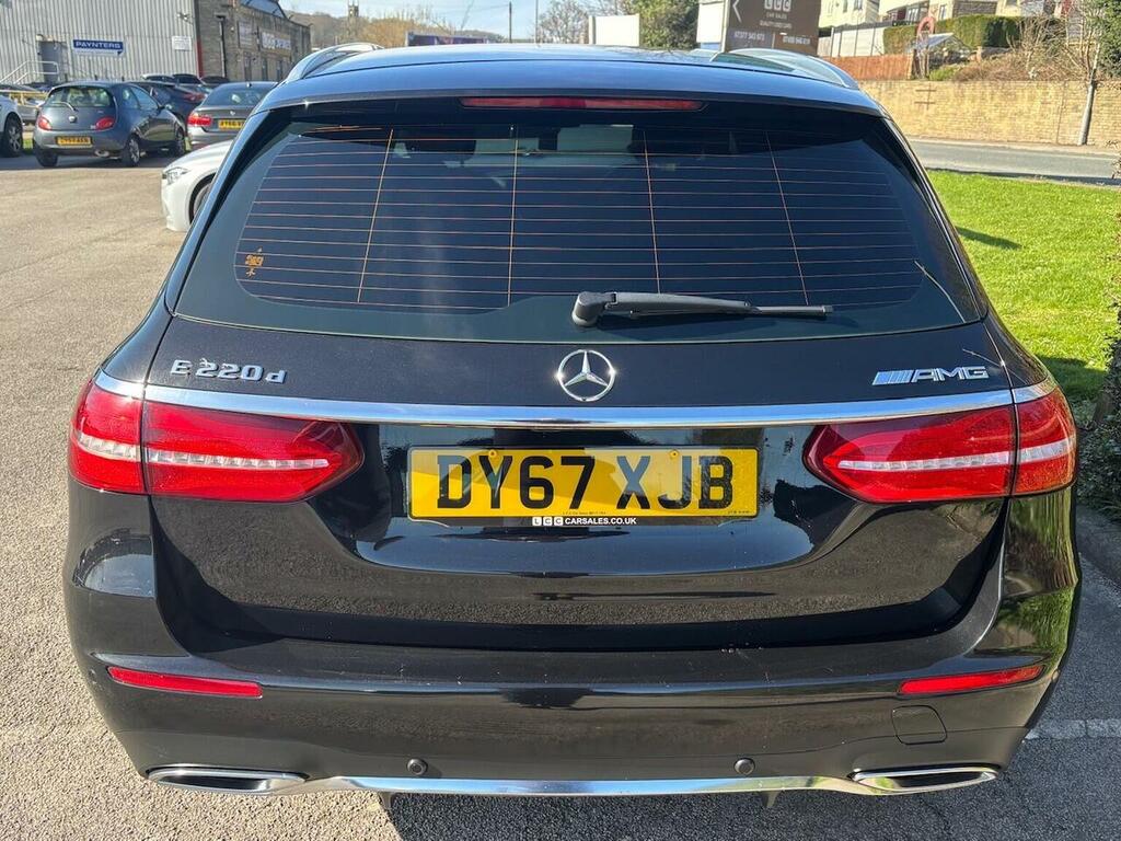 Mercedes-Benz E Class Estate 2.0 E220d Amg Line Premium G-tronic Euro DY67XJB Black #6