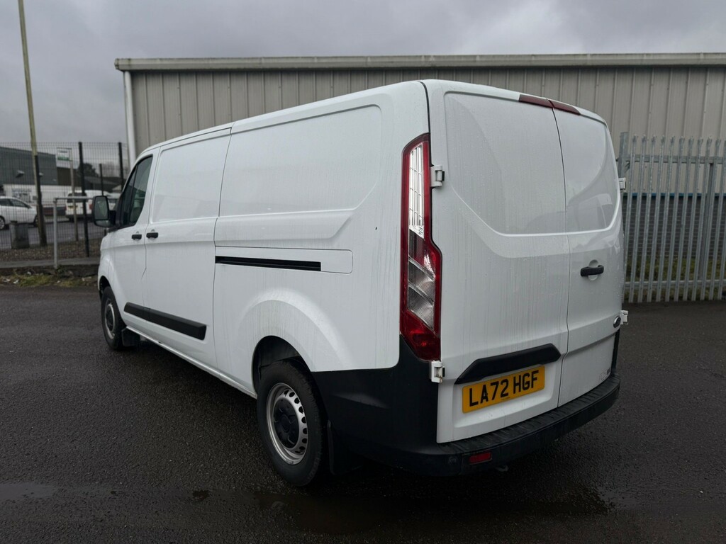 Ford Transit Custom Panel Van 2.0 300 Ecoblue Leader L2 H1 Euro 6 Ss LA72HGF White #4
