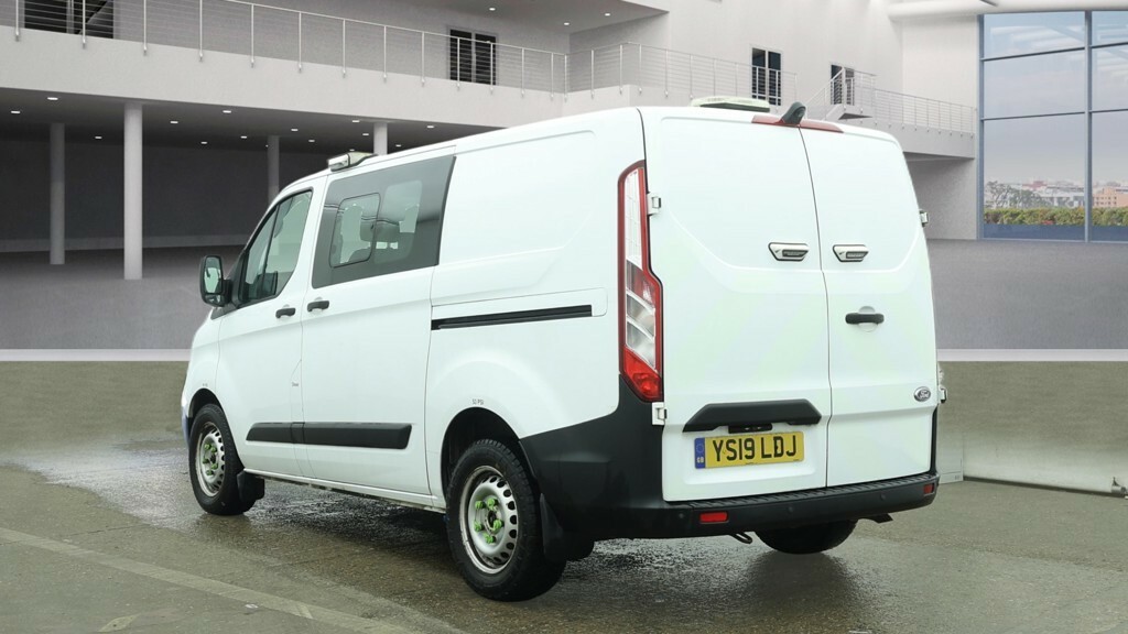 Ford Transit Custom Combi Van 2.0 320 Ecoblue 2019 YS19LDJ White #3