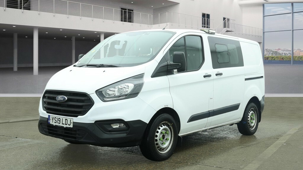 Ford Transit Custom Combi Van 2.0 320 Ecoblue 2019 YS19LDJ White #2