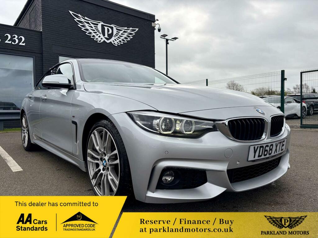 BMW 4 Series Gran Coupe 2.0 430I Gpf M Sport Euro 6 Ss Silver