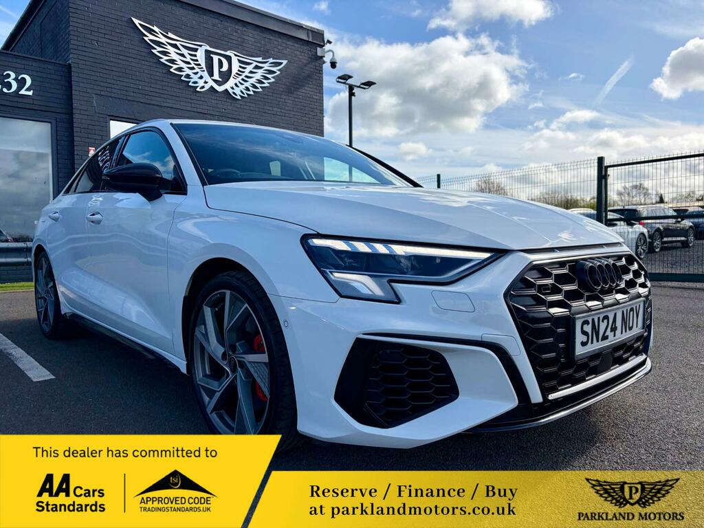 Audi S3 2.0 Tfsi Black Edition S Tronic Quattro Euro 6 S White