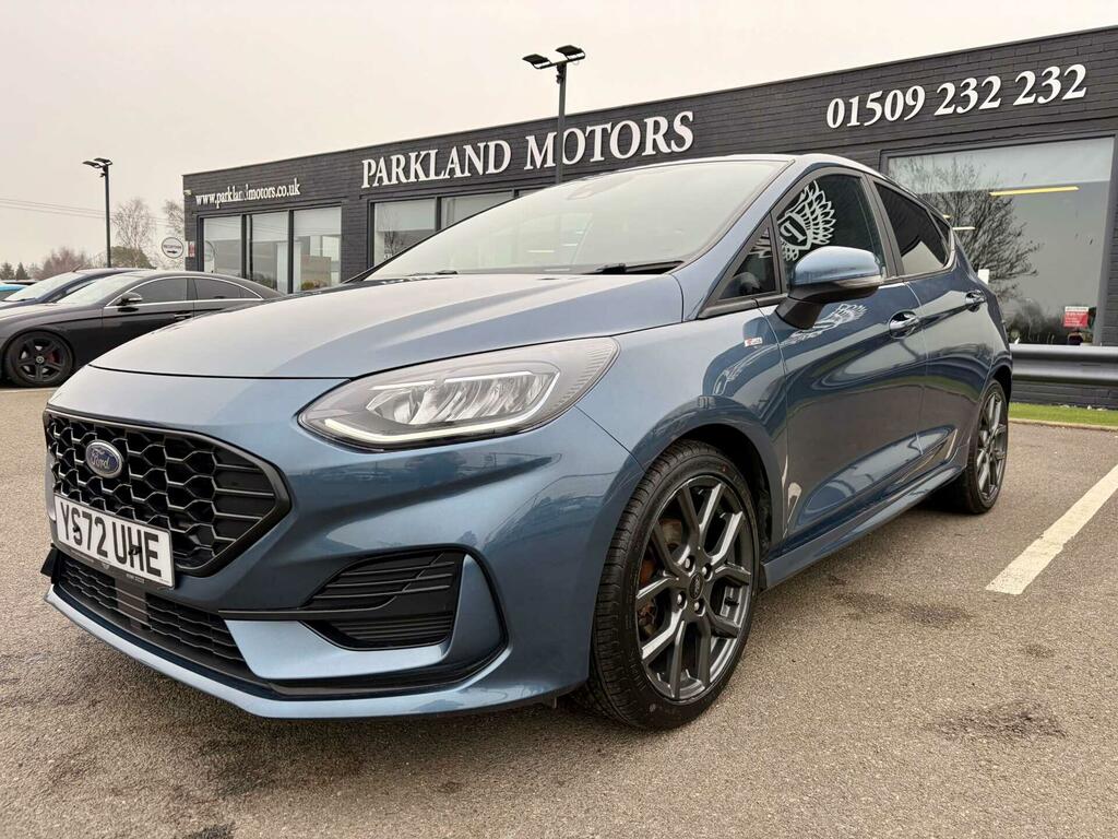 Ford Fiesta 1.0T Ecoboost St-line Euro 6 Ss YS72UHE Blue #4