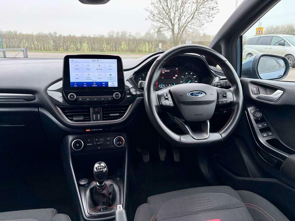 Ford Fiesta 1.0T Ecoboost St-line Euro 6 Ss YS72UHE Blue #2