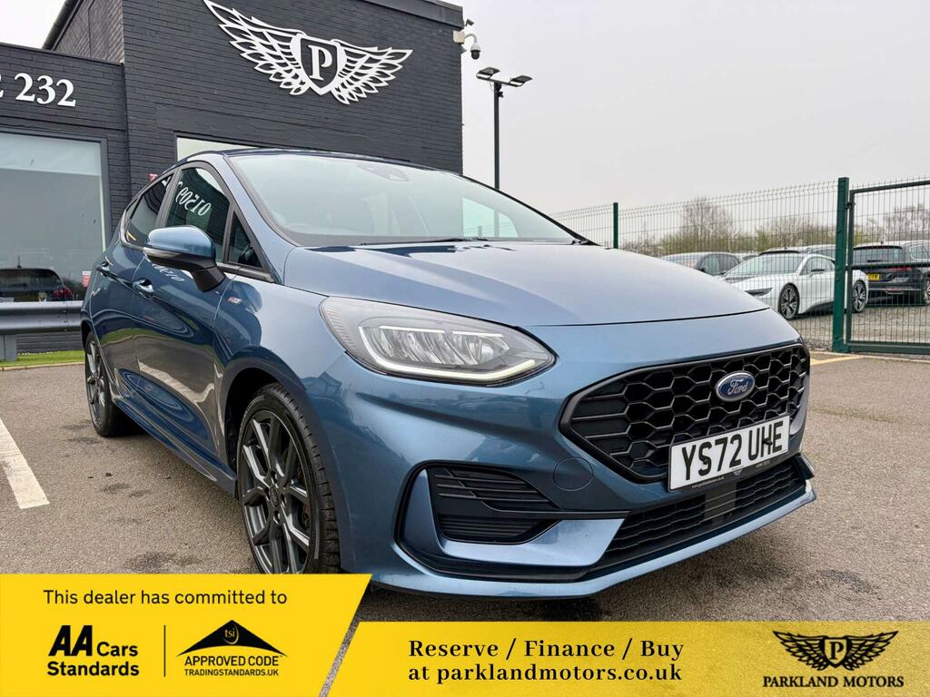 Ford Fiesta 1.0T Ecoboost St-line Euro 6 Ss Blue