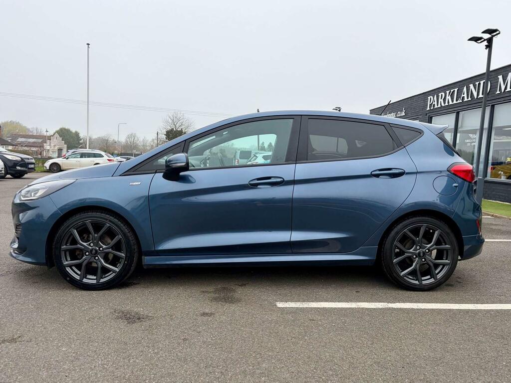 Ford Fiesta 1.0T Ecoboost St-line Euro 6 Ss YS72UHE Blue #5