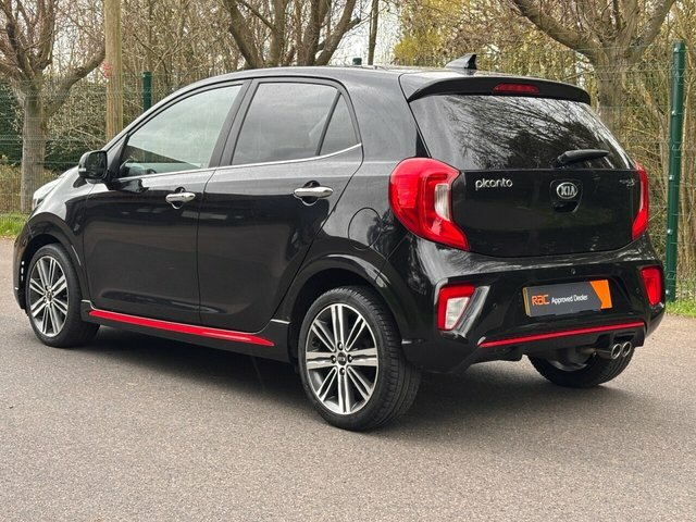 Kia Picanto T-gdi Gt-line S Hatchback EY68YHR Black #6
