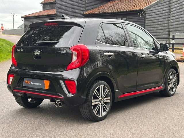 Kia Picanto T-gdi Gt-line S Hatchback EY68YHR Black #4