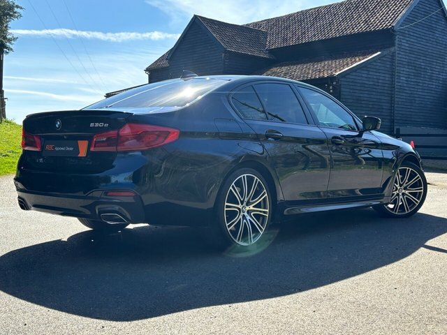 BMW 5 Series 530E 9.2Kwh M Sport LC69ZWA Black #2