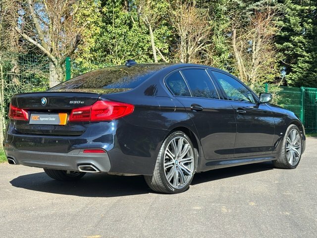 BMW 5 Series 530E 9.2Kwh M Sport LC69ZWA Black #4