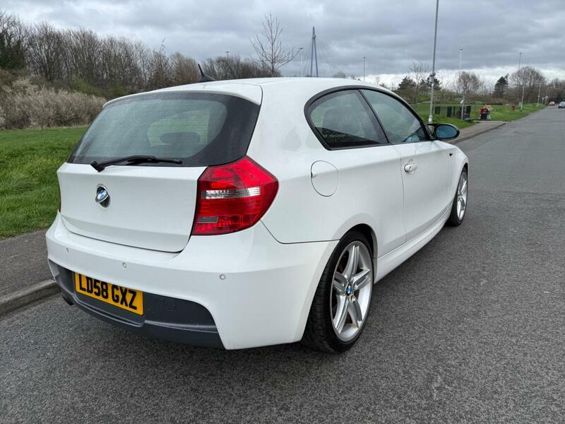 BMW 1 Series 2.0 120D M Sport Euro 4 LD58GXZ White #2