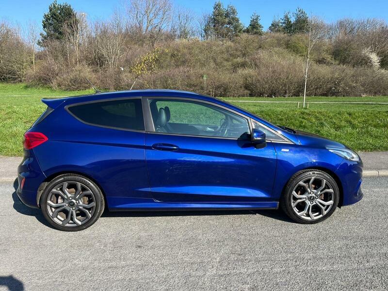 Ford Fiesta 1.0T Ecoboost St-line X Euro 6 Ss BD18VUW Blue