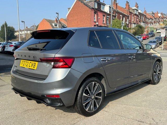 Skoda Fabia Hatchback FD72CVB Grey #3
