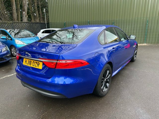 Jaguar XF Saloon HJ18OZR Blue #3