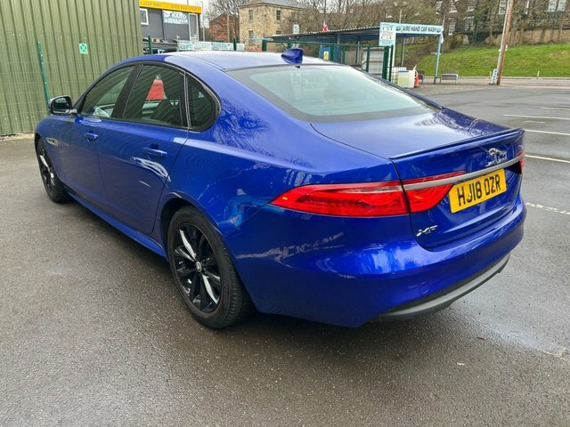 Jaguar XF Saloon HJ18OZR Blue #6