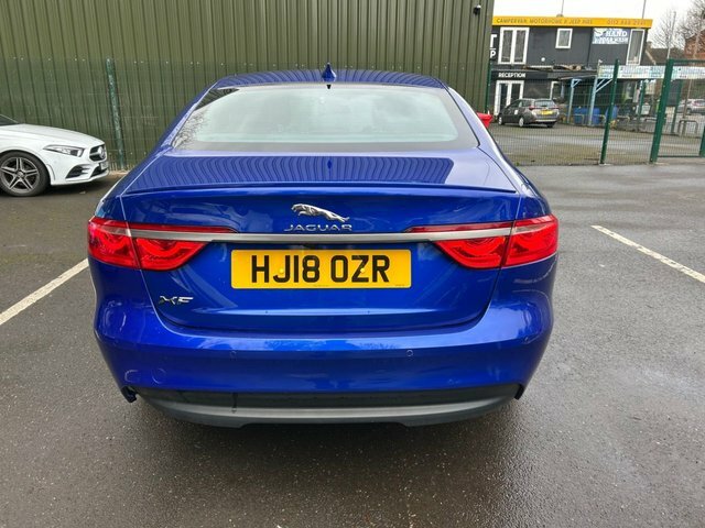Jaguar XF Saloon HJ18OZR Blue #5