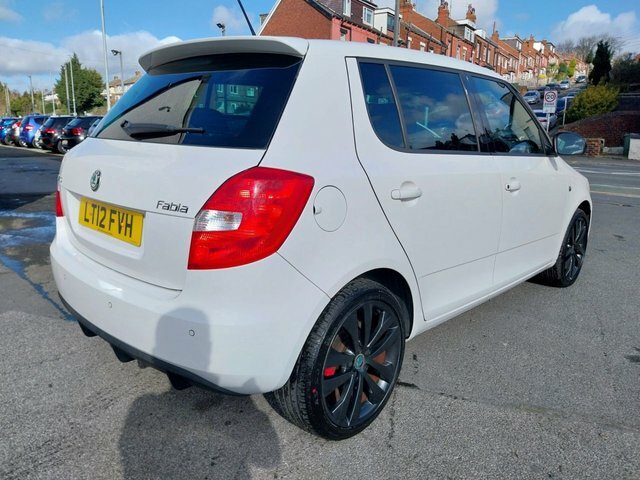 Skoda Fabia Hatchback White #3