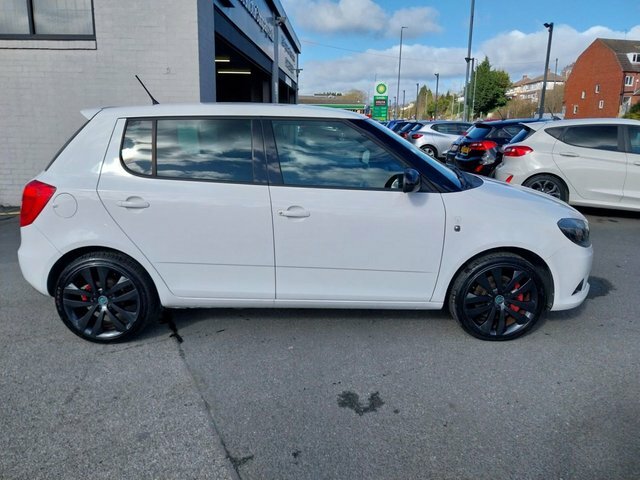 Skoda Fabia Hatchback White #2