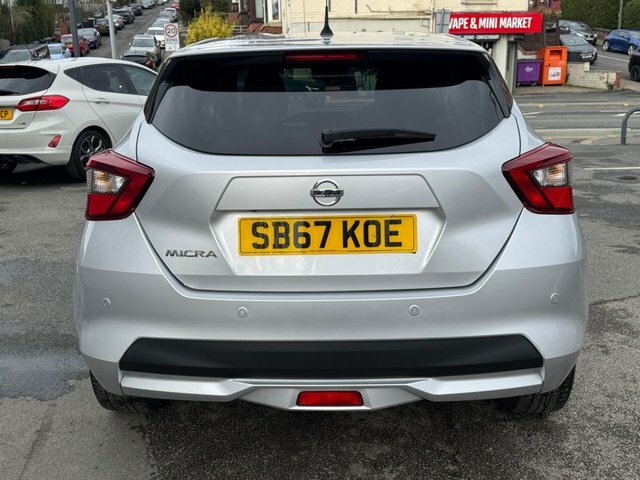 Nissan Micra Hatchback SB67KOE Silver #4