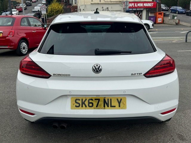 Volkswagen Scirocco Hatchback SK67NLY White #4