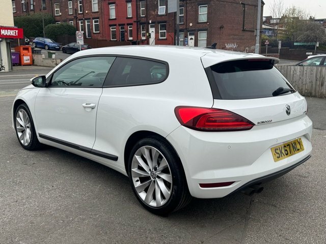 Volkswagen Scirocco Hatchback SK67NLY White #5