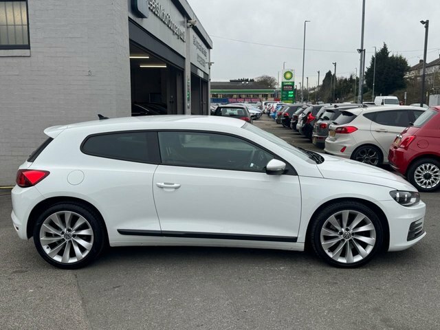 Volkswagen Scirocco Hatchback SK67NLY White #2
