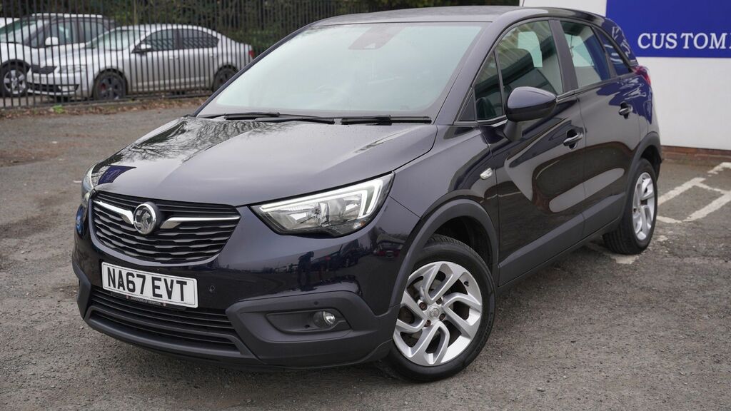Vauxhall Crossland X 2017 1.6 Turbo D Ecotec Se Nav Suv Manu Blue