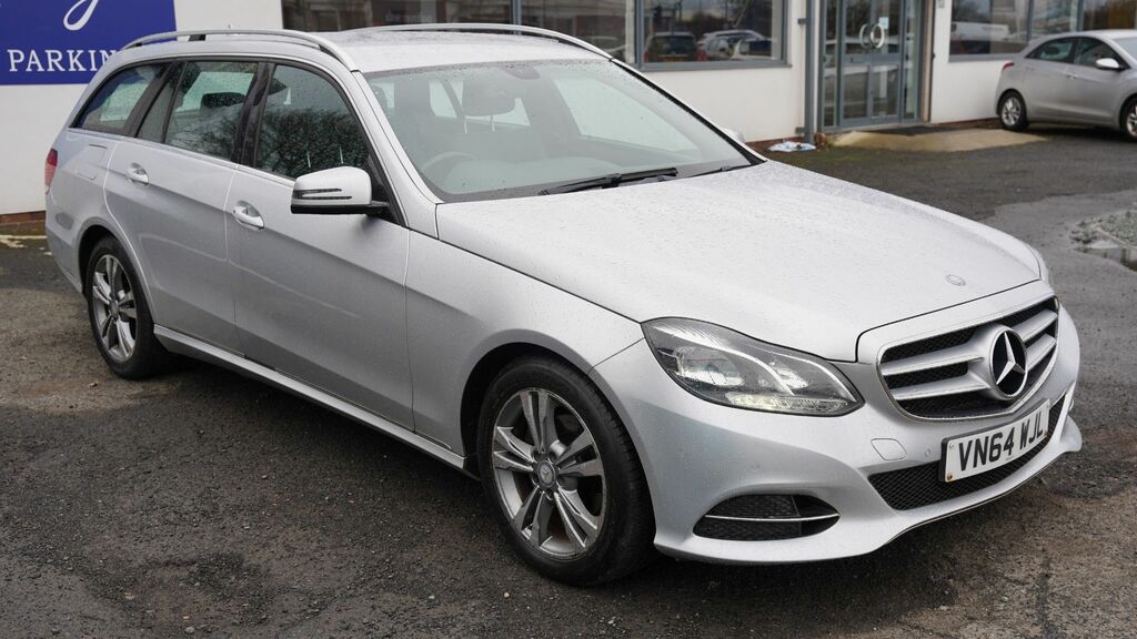 Mercedes-Benz E Class 2014 2.1 E220 Bluetec Se Estate G-troni VN64WJL Silver #5