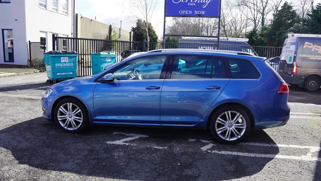 Volkswagen Golf 2015 2.0 Tdi Bluemotion Tech Gt Estate SY65TZC Blue #3