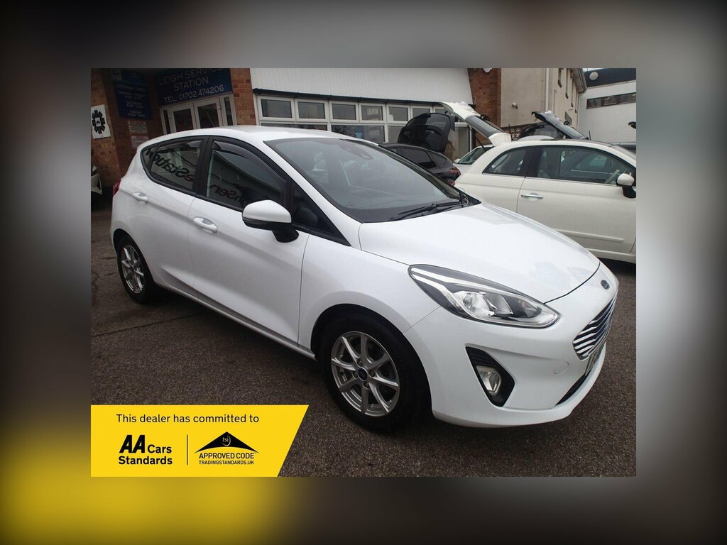 Ford Fiesta 1.0T Ecoboost Zetec Euro 6 Ss White